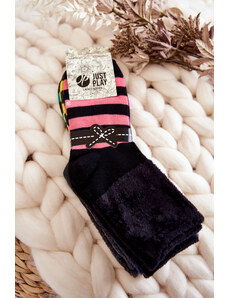 Kesi Klasické dámské pruhované ponožky 5-balení vícebarevné