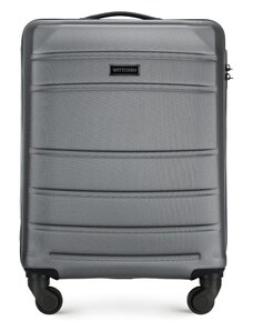 Kabinový cestovní kufr Wittchen, šedá, ABS