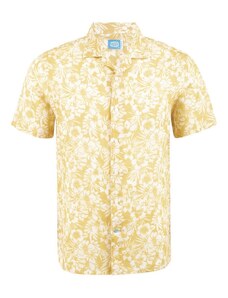 Panareha MAUI Linen Aloha Shirt yellow