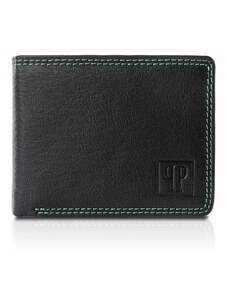 Pánská kožená peněženka s ochranou RFID Kabelky od Hraběnky; černá