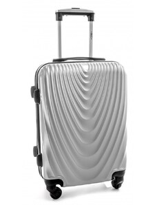 Cestovní kufr RGL 663 stříbrný - L