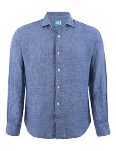 Panareha Men's Linen Shirt FIJI navy