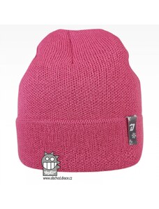 Merino pletená čepice Dráče - Urban 08, růžová