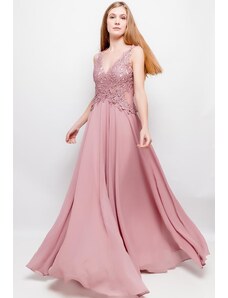 L&L Plesové šaty ELISAN růžové Barva: Růžová,