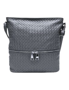 Tapple Středně šedá crossbody kabelka se vzorem