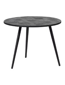 Hoorns Černý teakový konferenční stolek Lean 58 cm