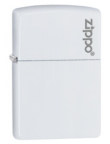 Zippo White Matte Logo 26417