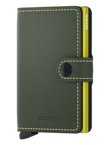 Secrid Miniwallet Secrid Matte Green & Lime