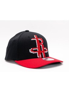 Kšiltovka Mitchell & Ness 8 Bit XL Classic Red Houston Rockets Black