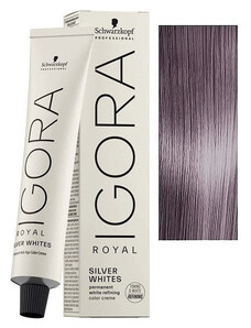 Schwarzkopf Igora Royal Silver Whites 60ml - barva pro stříbrné a bílé vlasy - Grey Lilac