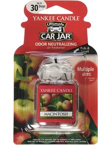 Yankee candle vůně do auta Macintosh - luxusní visačka