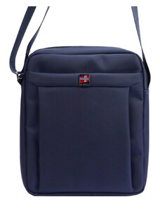 Pánská textilní crossbody taška Nordee - modrá
