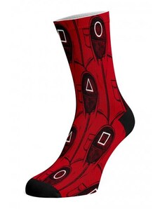 MASKY bavlněné potištěné veselé ponožky Walkee 37-41