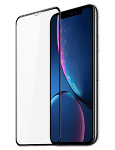 Ochranné tvrzené sklo pro iPhone XR - DuxDucis, Full Glass Black