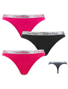 Calvin Klein tanga QD3560E 3 pack 6VS