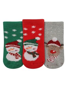 Dětské ponožky vysoké Zasněžené Vánoce B