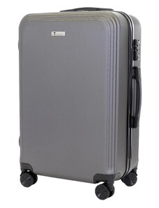 Cestovní kufr T-class 1361, šedá, L, 67 x 45 x 26 cm, TSA zámek