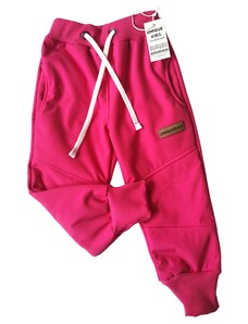 Zimní softshellové kalhoty zateplené beránkem UNIQUE kids fuchsia