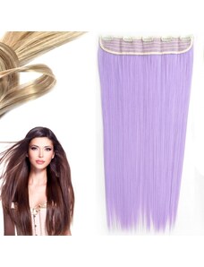 Girlshow Clip in vlasy - 60 cm dlouhý pás vlasů - odstín Light Purple
