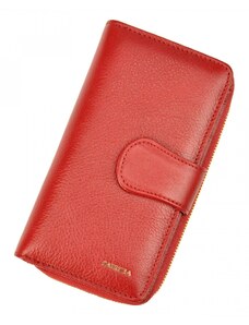 PATRIZIA Stylová dámská kožená peněženka Bave, červená