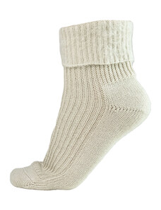 VFstyle Dámské ponožky na spaní TRISTAN béžové Velikost: 35 - 38, Balení: 1 ks