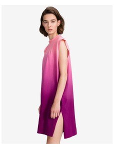 Fialovo-růžové dámské šaty Calvin Klein Jeans DIP DYE Muscle - Dámské