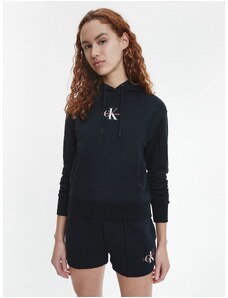 Černá dámská mikina s kapucí Calvin Klein Jeans - Dámské