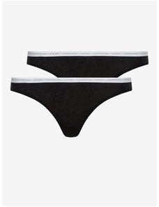 Sada dvou černých kalhotek Calvin Klein Underwear