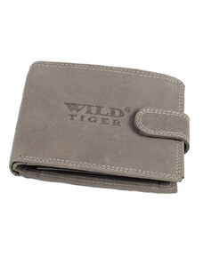 Pánská kožená peněženka Wild Tiger AM-28-032 tmavě šedá
