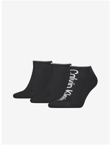 Sada tří párů pánských ponožek v černé barvě Calvin Klein Underwear - Pánské