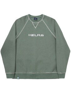 Hélas MIKINA HÉAS SEAMS CREWNECK - zeená -