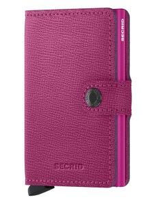 Kožená peněženka SECRID Miniwallet Crisple Fuchsia sytě růžová