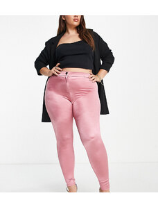 The Frolic Plus disco pants in bubblegum pink