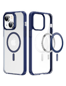Ochranný kryt pro iPhone 14 PLUS - DuxDucis, Clin2 Blue with MagSafe