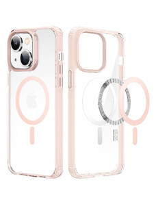 Ochranný kryt pro iPhone 14 PLUS - DuxDucis, Clin2 Pink with MagSafe