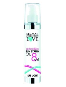 Sezmar Love 8 SPF Přírodní olej na opalování s afrodiziaky 100 ml