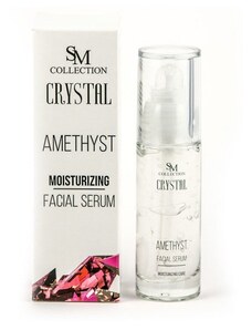 SM Collection Přírodní obličejové hydratační gel sérum ametyst 30 ml
