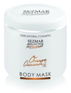 Sezmar Professional Přírodní maska na tělo a obličej pomeranč & skořice 500 ml