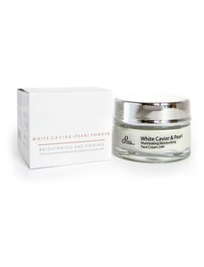 Sayaz Cosmetics Přírodní zesvětlující hydratační krém 24h bílý kaviár & perla 50 ml