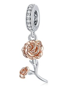 P&J Jewellery Stříbrný visací přívěsek Růže SB105