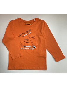 Dětské tričko s dlouhým rukávem, oranžové LOSAN