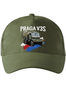 123triko.cz PRAGA V3S, V4 - Kšiltovka, čepice 5P - nastavitelná