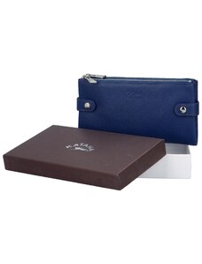Moderní dámská kožená peněženka Sildano Katana, modrá