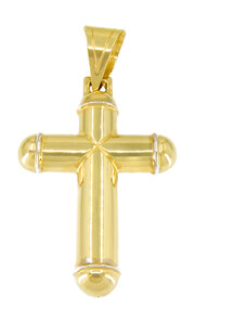 Zlatý přívěsek masivní kříž