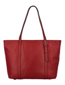 Dámská kožená kabelka přes rameno červená - Katana Nuilia červená