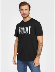 Tommy Jeans pánské černé tričko