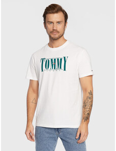 Tommy Jeans pánské bílé tričko