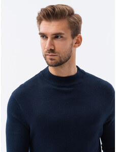 Ombre Clothing Pánský svetr - námořnická modrá E178