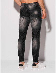 EDOTI Pánské džínové kalhoty 1311P - černé