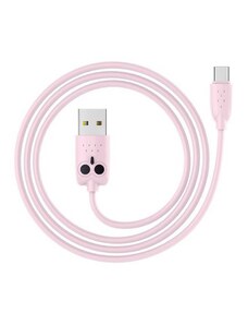 HOCO USB Kabel KX1 USB C 1m Růžová